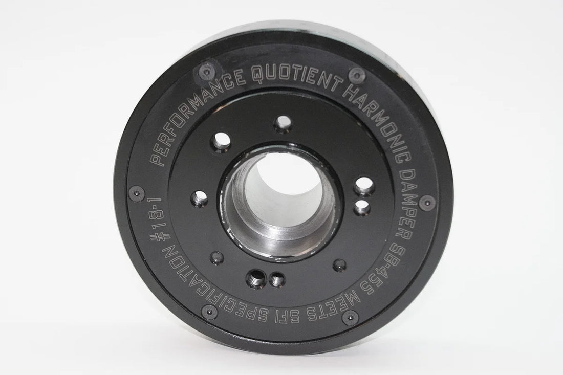 PRW PQx SFI-Rated Racing Steel Damper 2445541 - Side View