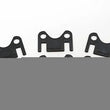 Load image into Gallery viewer, PRW Pushrod Guideplate; Steel Alloy; Pushrod Size 3/8 in.; Flat; HRC 60; 6 pc. 1135006 fits 1963-1984 Buick / Checker / Ch...