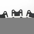 Load image into Gallery viewer, PRW Pushrod Guideplate; Steel Alloy; Pushrod Size 3/8 in.; Flat; HRC 60; 6 pc. 1135006 fits 1963-1984 Buick / Checker / Ch...