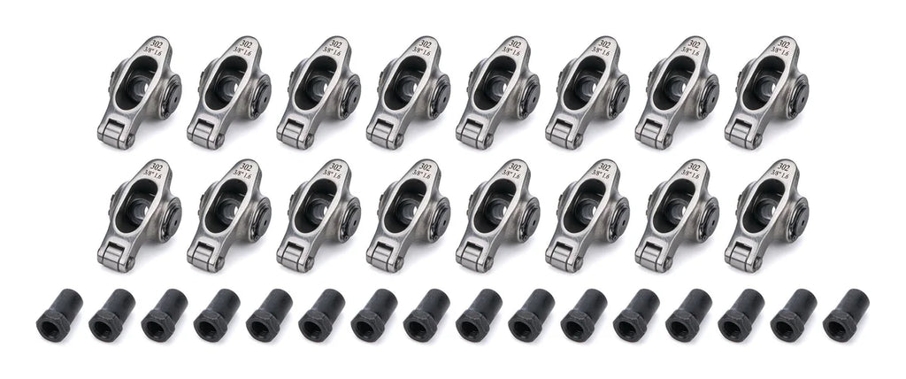 PRW S/S Roller R/A's - 1.6 Ratio 3/8 Stud 0230201 fits SBF