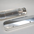 Load image into Gallery viewer, PRW Valve Cover Set; Aluminum; Fabricated Billet Rail; Polished. 4045501