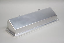 Load image into Gallery viewer, PRW Valve Cover Set; Aluminum; Fabricated Billet Rail; Satin Silver Anodized. 4035100