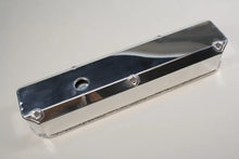 Load image into Gallery viewer, PRW Valve Cover Set; Aluminum; Fabricated Billet Rail; w/Vent Hole; Polished. 4031801 - Main Product View