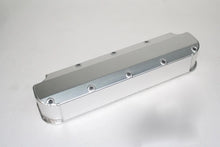 Load image into Gallery viewer, PRW Valve Cover Set; Aluminum; Fabricated Billet Rail; Satin Silver Anodized. 4036000 - Side View