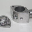 Load image into Gallery viewer, PRW Water Neck Manifold Filler; 90 Degree; Aluminum; As-Cast. 5292200 - Side View