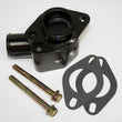 Load image into Gallery viewer, PRW Water Neck Manifold Filler; 90 Degree; Aluminum; Black. 5292270