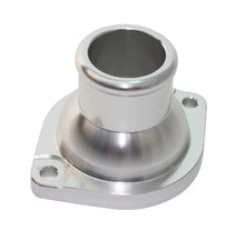 Load image into Gallery viewer, PRW Water Neck Outlet; Billet Aluminum; Straight; Male Hose Barb; Machine Polished. 5234610
