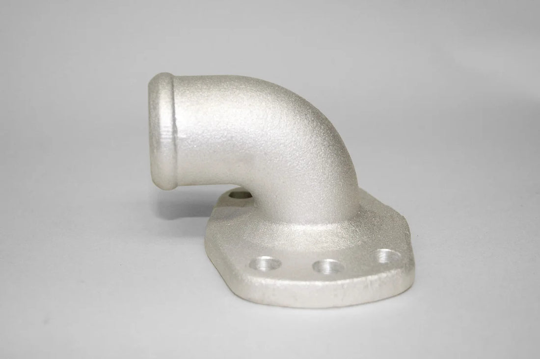 PRW Water Neck Outlet; Cast Aluminum; 90 Degree Outlet. 5244081 - Side View