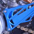 Load image into Gallery viewer, PSR Case Saver/Sprocket Cover - Blue - Yamaha 07-04150-25 - Installation View
