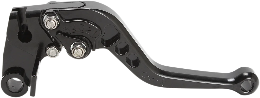 PSR Clutch Lever - Short - Black 00-00413-22 - Side View