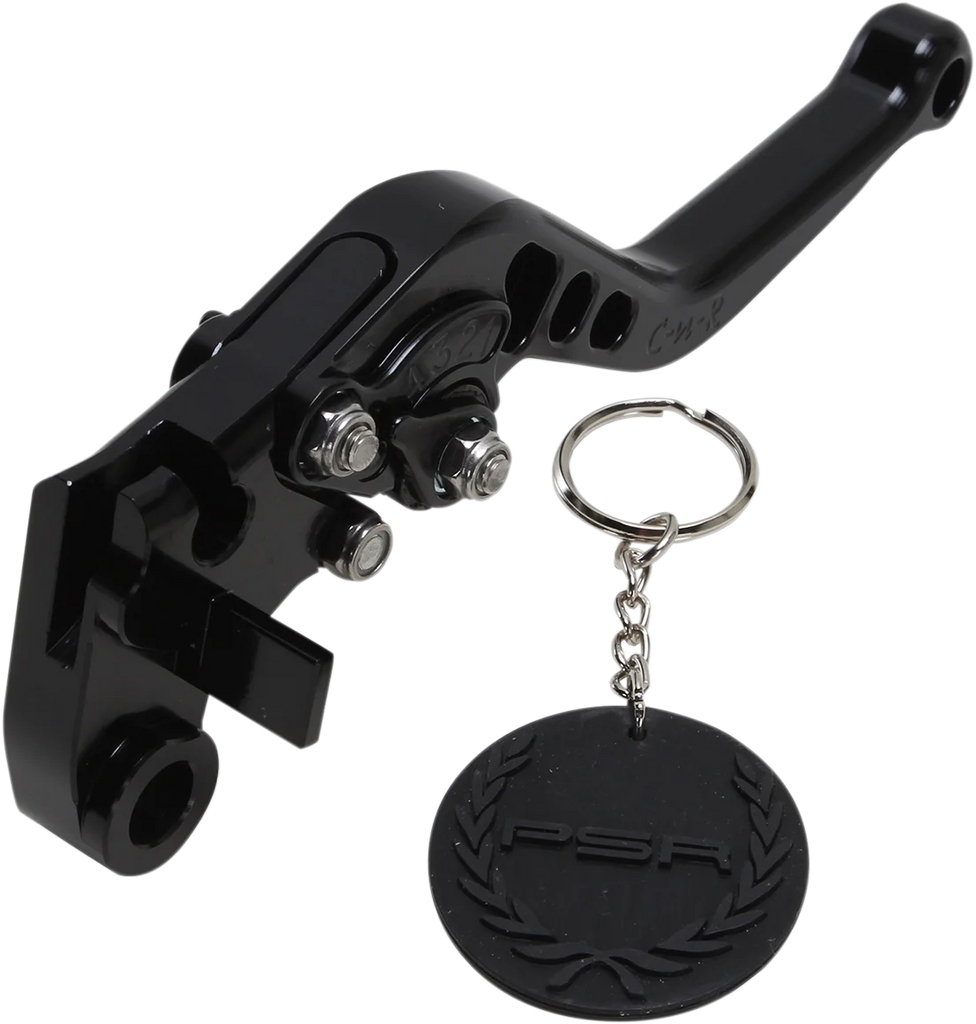 PSR Clutch Lever - Short - Black 00-00428-22 - Side View
