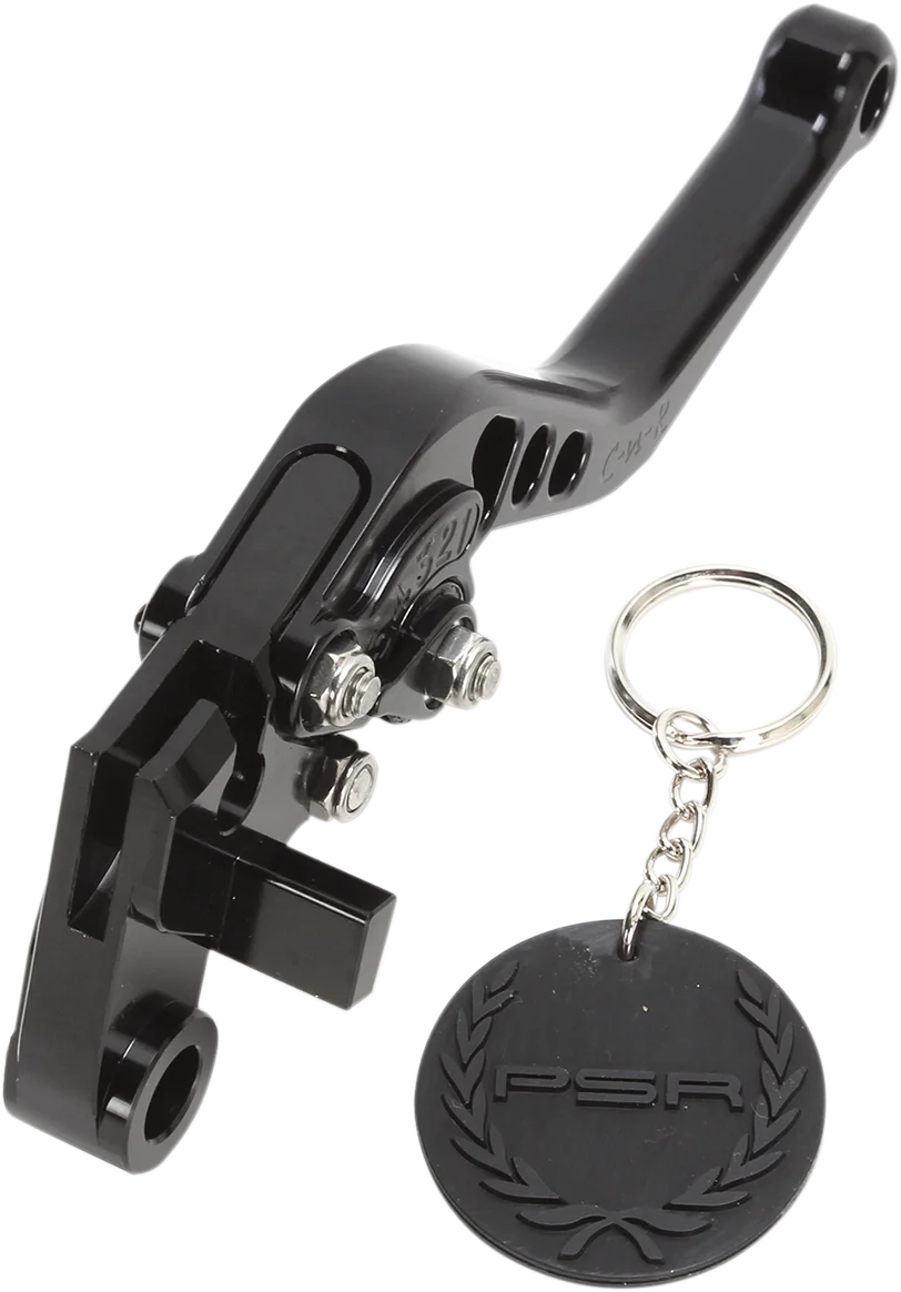 PSR Clutch Lever - Short - Black 00-00431-22 - Side View