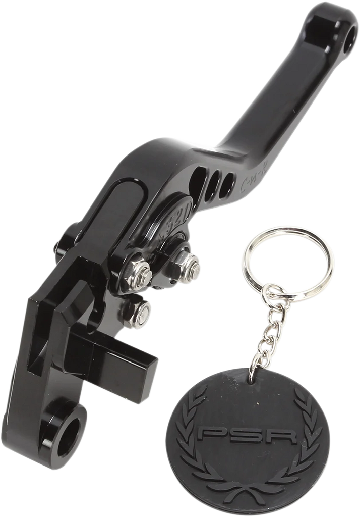 PSR Clutch Lever - Short - Black 00-00431-22 - Side View