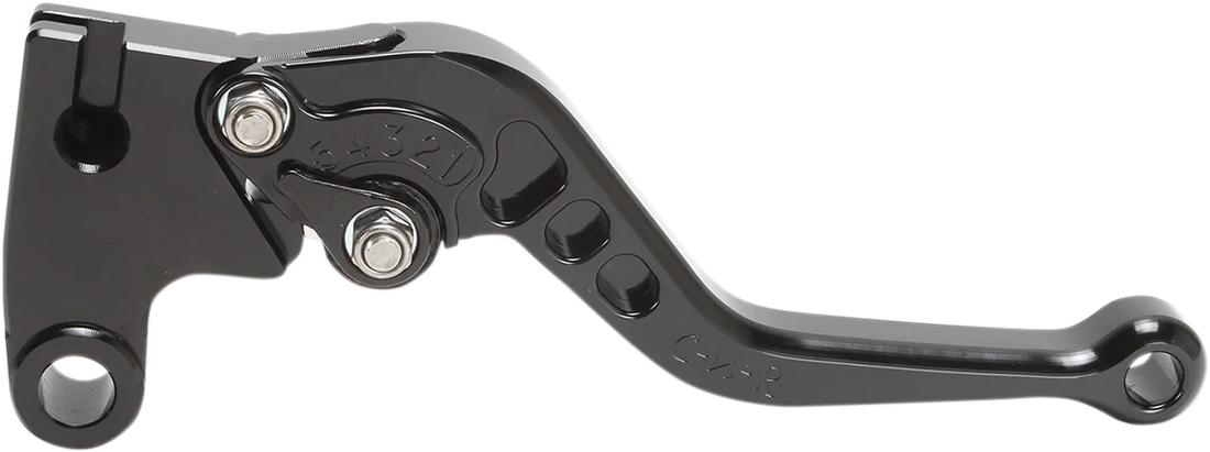 PSR Clutch Lever - Short - Black 00-00446-22 - Side View