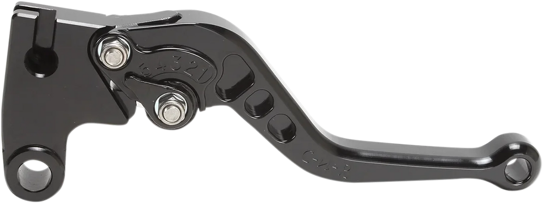 PSR Clutch Lever - Short - Black 00-00446-22 - Side View