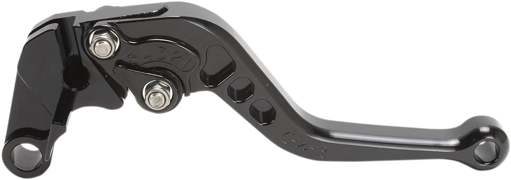 PSR Clutch Lever - Short - Black 00-00467-22 - Side View