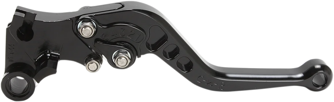 PSR Clutch Lever - Short - Black 00-00497-22 - Side View