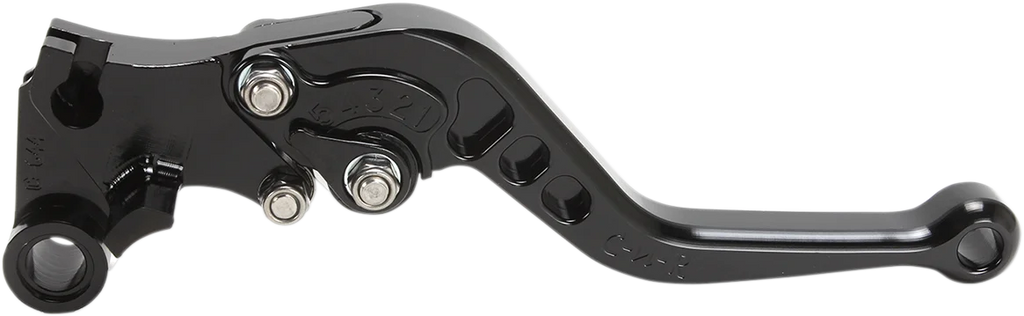 PSR Clutch Lever - Short - Black 00-00497-22 - Side View