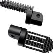 Load image into Gallery viewer, PSR Flip Footpegs - Black - Kawasaki 04-04401-22 - Main Product View