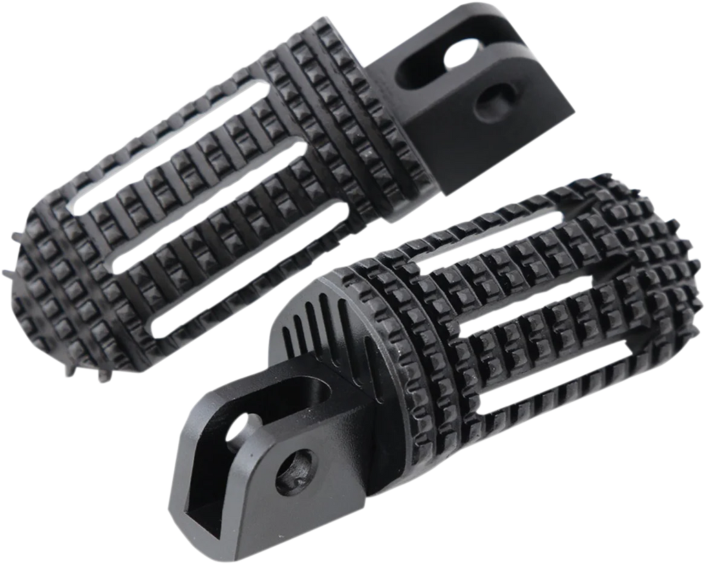 PSR Flip Footpegs - Black - Yamaha 07-04400-22 - Side View
