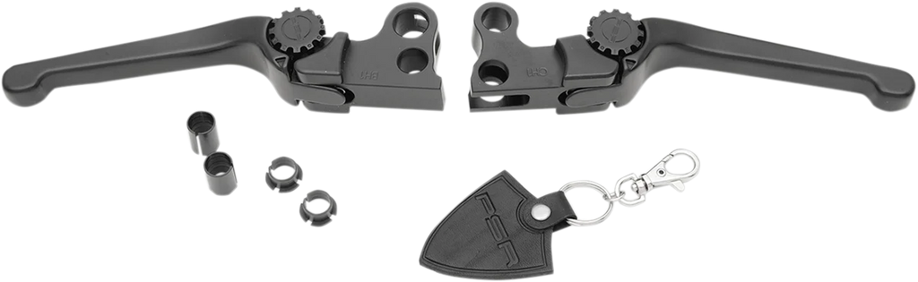 PSR Lever Set - Anthem - Harley Davidson - Black 12-00653-22 - Main Product View