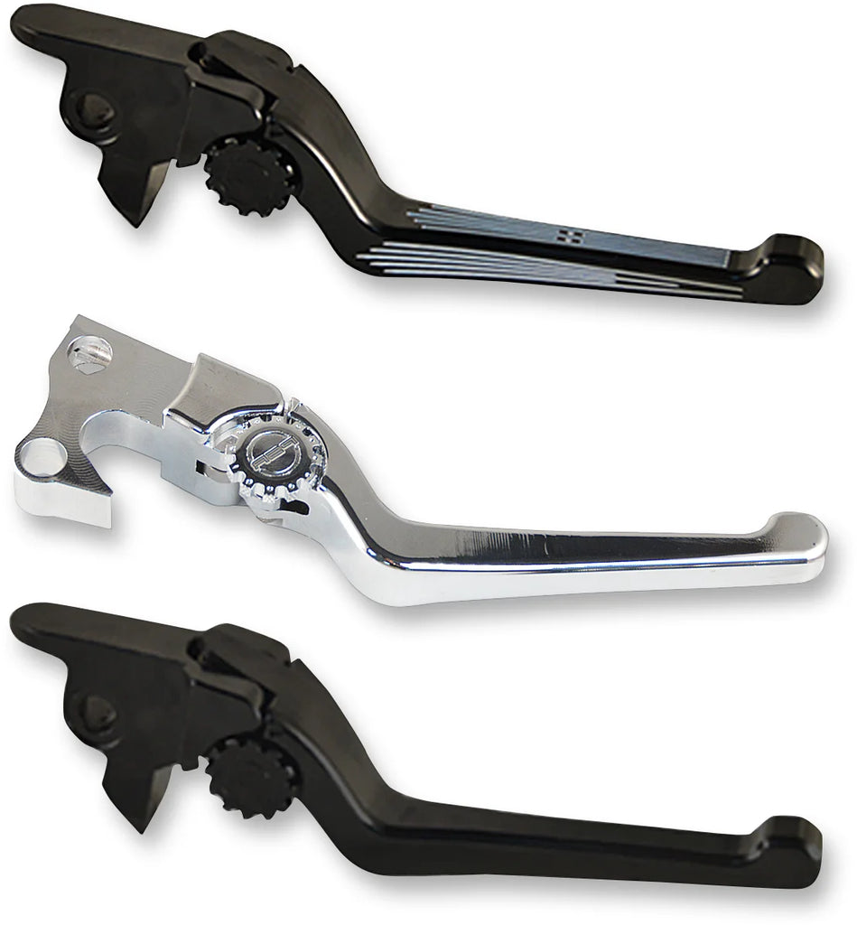 PSR Lever Set - Anthem - Harley Davidson - Chrome 12-00666-20 - Side View