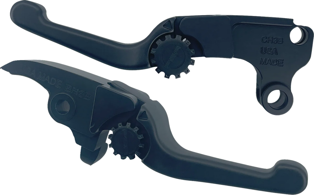 PSR Lever Set - Anthem - Harley Davidson - Short - Black 12-01667-22 - Main Product View