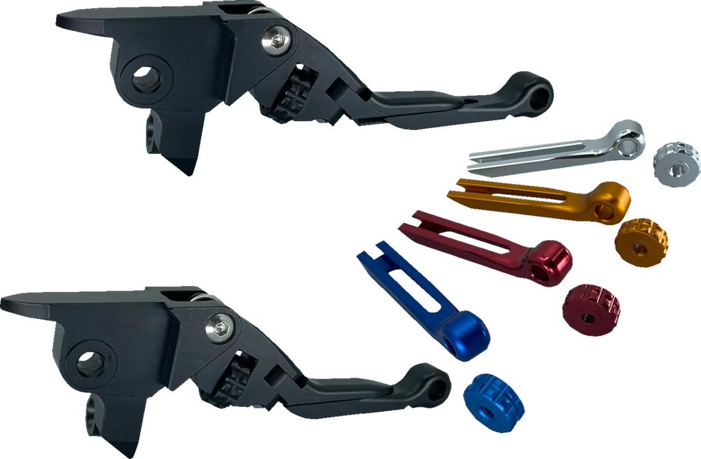 PSR Lever Set - Anthem - Pro - Harley Davidson - Black 12-03661-22 - Side View