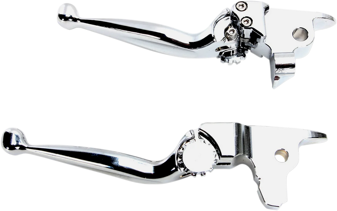 PSR Lever Set - Journey - Harley Davidson - Chrome 12-00611-20 - Side View