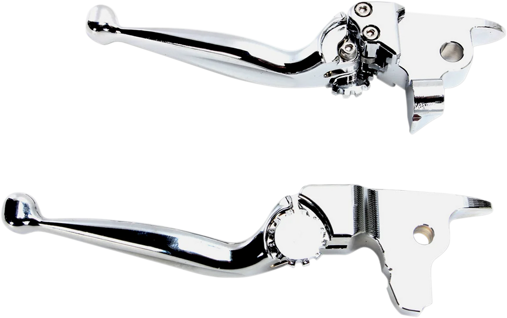 PSR Lever Set - Journey - Harley Davidson - Chrome 12-00611-20 - Side View