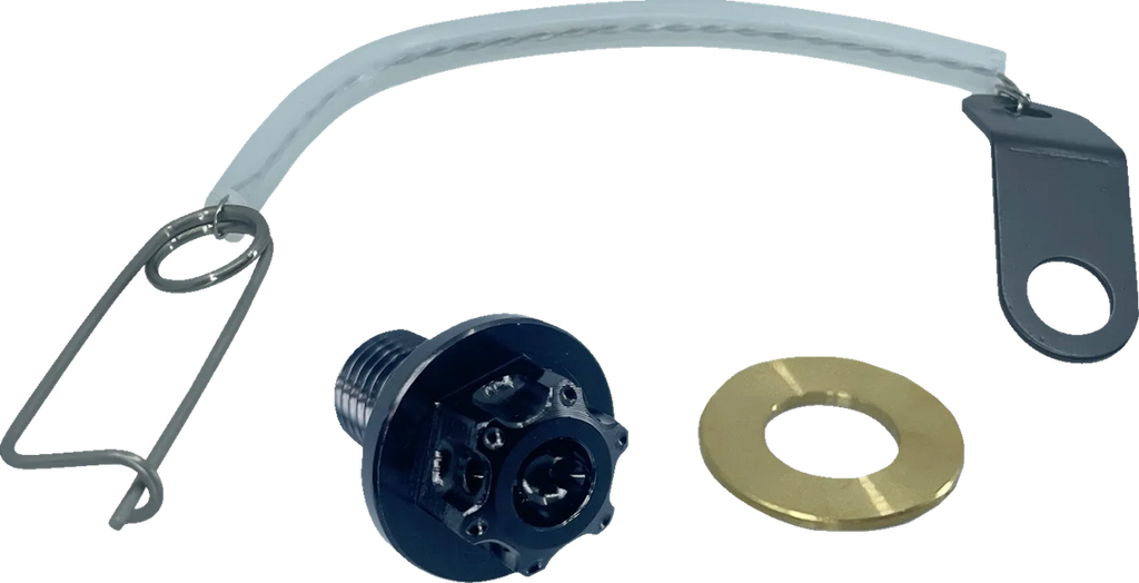 PSR Magnetic Drain Plug - M10 x 1.25 x 20 mm - Black 00-01942-22 - Main Product View