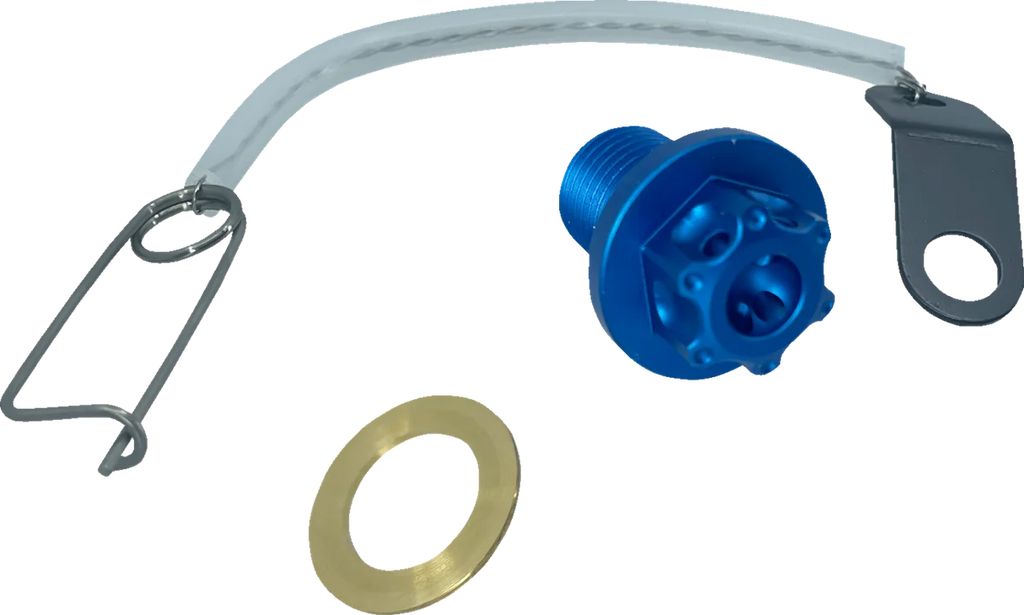 PSR Magnetic Drain Plug - M10 x 1.25 x 20 mm - Blue 00-01942-25 - Main Product View