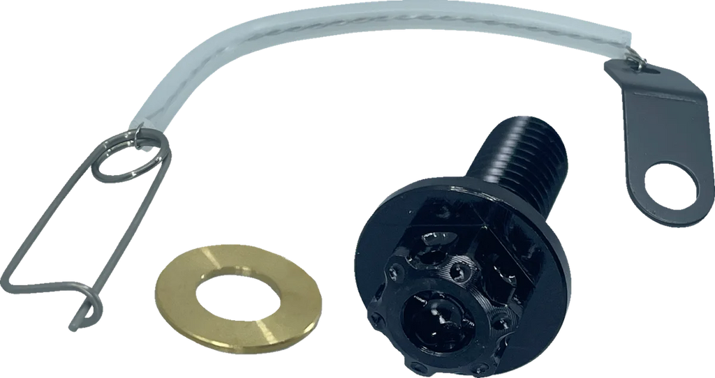 PSR Magnetic Drain Plug - M10 x 1.50 x 22 mm - Black 00-01944-22 - Main Product View