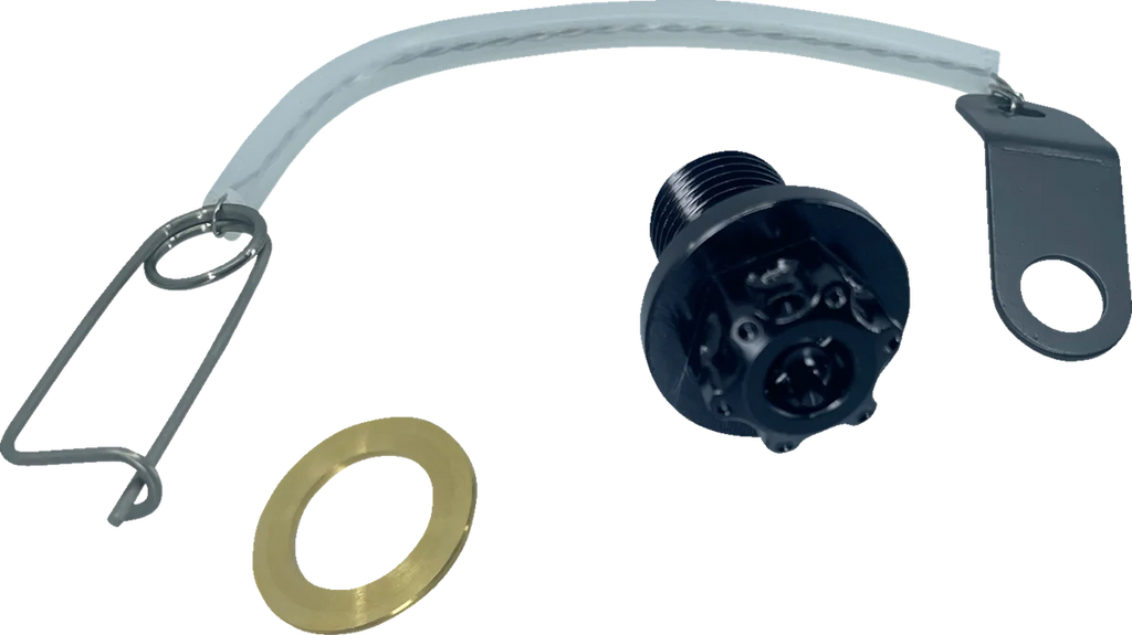 PSR Magnetic Drain Plug - M12 x 1.25 x 17 mm - Black 00-01945-22 - Main Product View