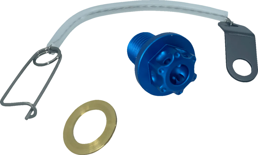 PSR Magnetic Drain Plug - M12 x 1.25 x 17 mm - Blue 00-01945-25 - Main Product View