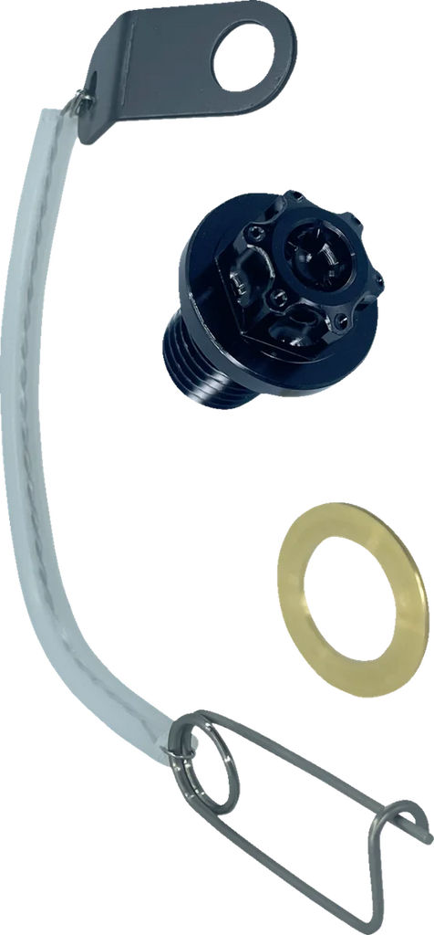 PSR Magnetic Drain Plug - M12 x 1.50 x 15 mm - Black 00-01946-22 - Main Product View