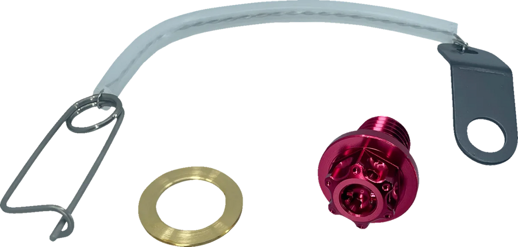 PSR Magnetic Drain Plug - M12 x 1.50 x 15 mm - Red 00-01946-24 - Main Product View