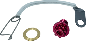 PSR Magnetic Drain Plug - M12 x 1.50 x 15 mm - Red 00-01946-24 - Main Product View