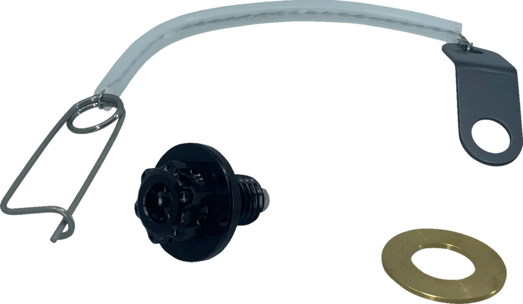 PSR Magnetic Drain Plug - M8 x 1.25 x 12 mm - Black 00-01941-22 - Main Product View