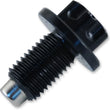 Load image into Gallery viewer, PSR Magnetic Drain Plug - M8 x 1.50 x 17 mm - Black 00-01943-22 - Side View
