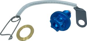 PSR Magnetic Drain Plug - M8 x 1.50 x 17 mm - Blue 00-01943-25 - Main Product View