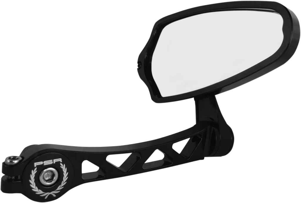 PSR Mirror - Felipe - Classic/Bar-End - Side View - Polygon - Black 00-00211-22 - Main Product View
