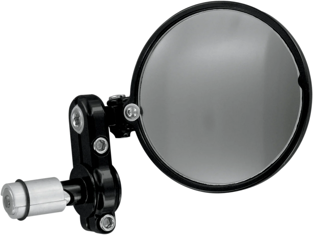 PSR Mirror - Franco/Folded-In - Side View/Bar-End - Round - Black 00-00200-22 - Main Product View