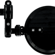 Load image into Gallery viewer, PSR Mirror - Franco/Folded-In - Side View/Bar-End - Round - Black 00-00200-22 - Side View