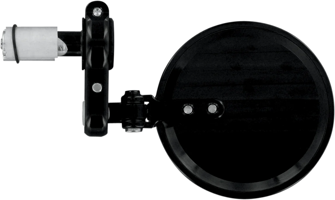 PSR Mirror - Franco/Folded-In - Side View/Bar-End - Round - Black 00-00200-22 - Side View