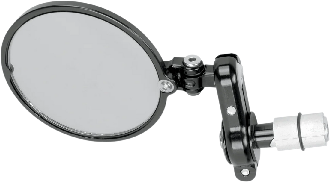 PSR Mirror - Franco/Folded-In - Side View/Bar-End - Round - Black 00-00200-22 - Detail View