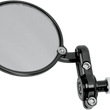 Load image into Gallery viewer, PSR Mirror - Giorgio/Fixed Mount - Side View/Bar-End - Round - Black 00-00201-22 - Side View