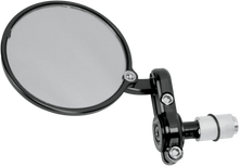Load image into Gallery viewer, PSR Mirror - Giorgio/Fixed Mount - Side View/Bar-End - Round - Black 00-00201-22 - Side View