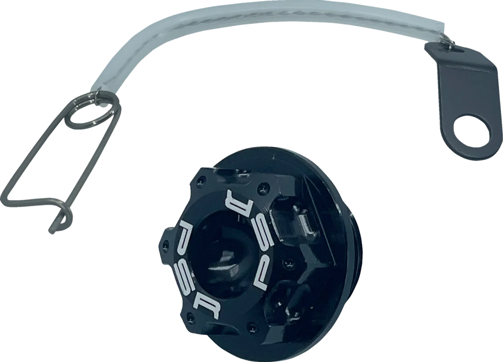 PSR Oil Cap Kit - Black - M20 x 1.5 - Aprilia/Kawasaki/Suzuki/Yamaha 00-01310-22 - Main Product View