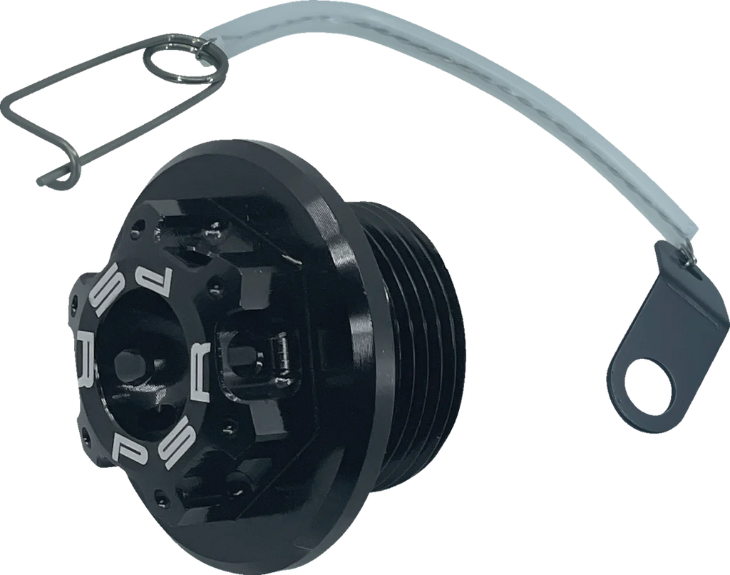 PSR Oil Cap Kit - Black - M30 x 1.5 - Kawasaki 00-01314-22 - Main Product View